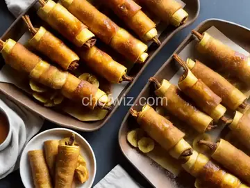 Turon (Filipino fried banana rolls)