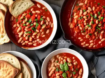 Tuscan White Beans in Tomato Sauce