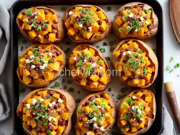 Twice Baked Sweet Potatoes