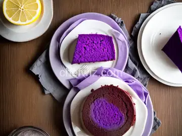 Ube-Macapuno Cake