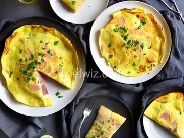 Ultimate Low-Carb Ham and Cheese Omelet for Two