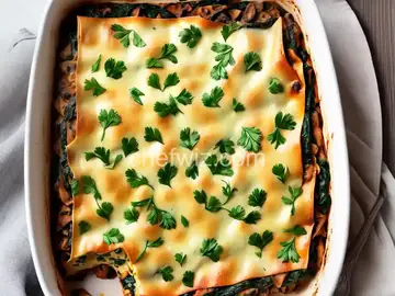 Ultra-Creamy Spinach and Mushroom Lasagna Recipe