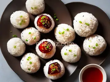 Umeboshi onigiri/ plum rice ball