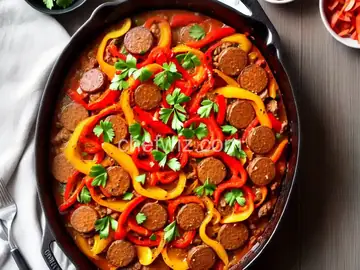Uncle Al's Sausage and Peppers Casserole