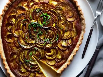 Upside-Down Caramelized Leek Tart