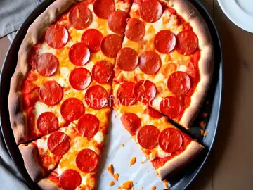 Upside-Down Red Cheesy Pizza