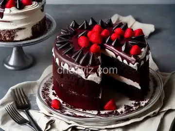 Vampire Poke Cake