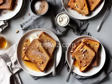 Vanilla Almond Spiced French Toast