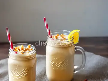 Vanilla Caramel Bourbon Milkshake