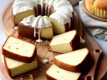 Vanilla Cream Cheese Pound Cake