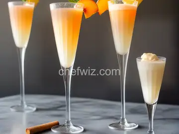 Vanilla-Peach Bellinis