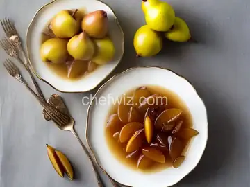 Vanilla Poached Pears
