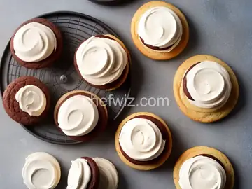 Vanilla Whoopie Pies with Chocolate Buttercream