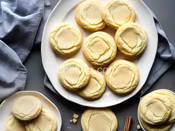 Vanilla custard cookies