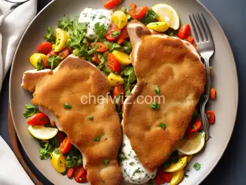 Veal Chop Holstein Schnitzel