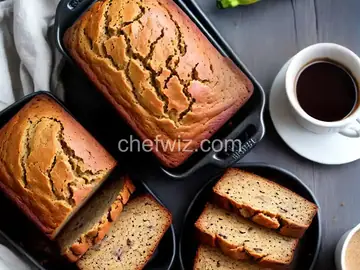 Vegan Banana Bread with Coffee and Cinnamon