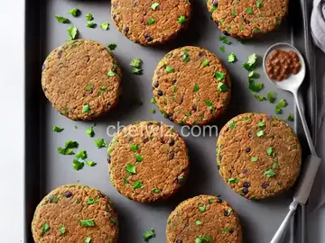Vegan Black Bean Burgers with Oats
