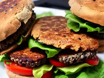 Vegan Black Bean Burgers