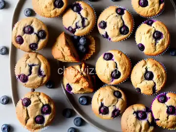 Vegan Blueberry Muffins