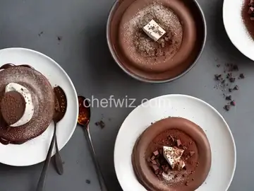 Vegan Chocolate Mousse With Sesame Brittle
