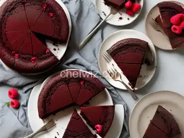 Vegan Chocolate-Raspberry Cake with Dark Chocolate Ganache