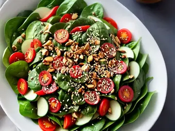 Vegan Japanese Spinach Salad