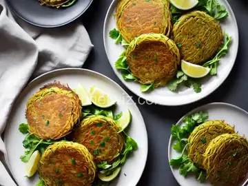 Vegan Leek Latkes