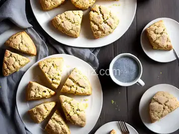 Vegan Lemon Scones with Chia
