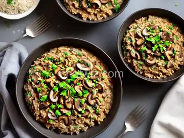 Vegan Mushroom Risotto