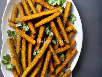 Vegan Oven-Fried Zucchini Sticks