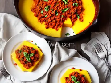 Vegan Polenta with Ragu