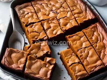 Vegan Pumpkin Brownie