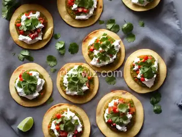 Vegan Sopes With Refried Beans and Salsa Verde Recipe