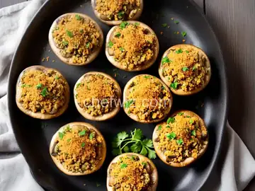 Vegan Stuffed Mushrooms
