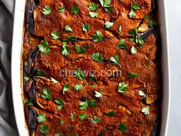 Vegan Turkish Baked Eggplant