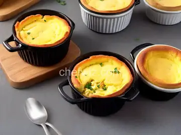 Vegetable, Herb and Cheese Souffle