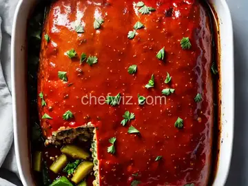 Vegetable Meatloaf with Balsamic Glaze
