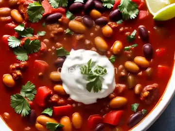 Vegetarian Bloody Mary Bean Chili