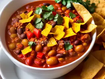 Vegetarian Chili With Lots of Fritos