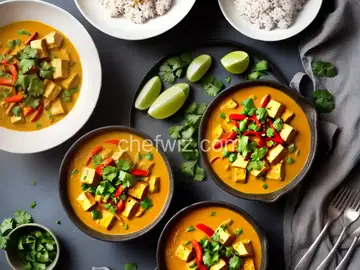 Vegetarian Coconut Curry with Tofu