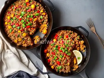 Vegetarian Farro Skillet