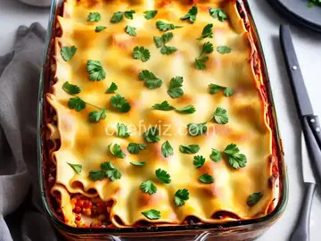 Vegetarian Four Cheese Lasagna