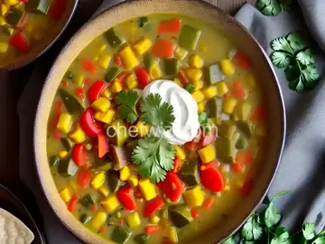 Vegetarian Green Chile Chowder