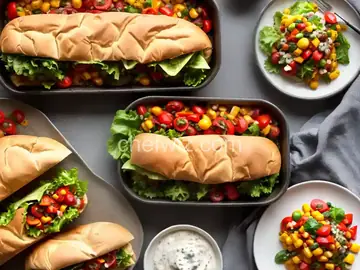 Vegetarian Italian Sub