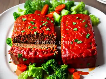 Vegetarian Meatloaf with Vegetables