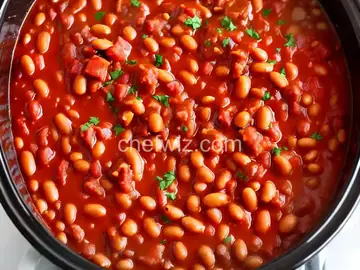 Vegetarian Slow Cooker Baked Beans