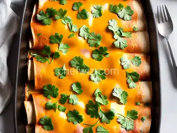 Vegetarian Spinach and Mushroom Enchiladas