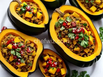 Vegetarian Stuffed Acorn Squash