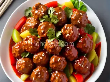 Vegetarian Sweet and Sour Meatballs