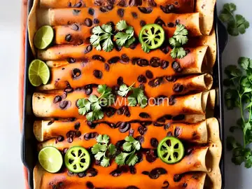 Veggie Black Bean Enchiladas